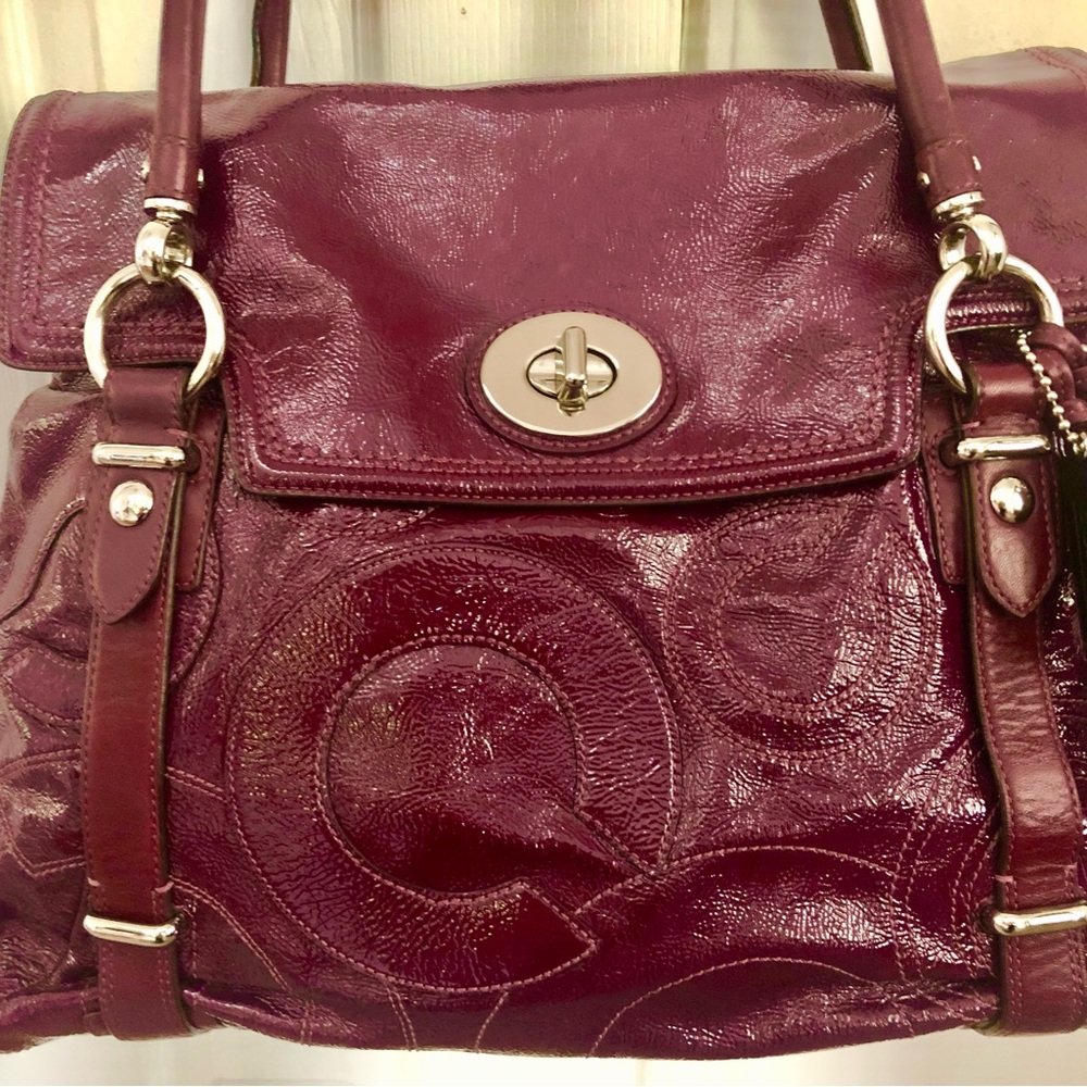 Coach Patent Leather Handbag